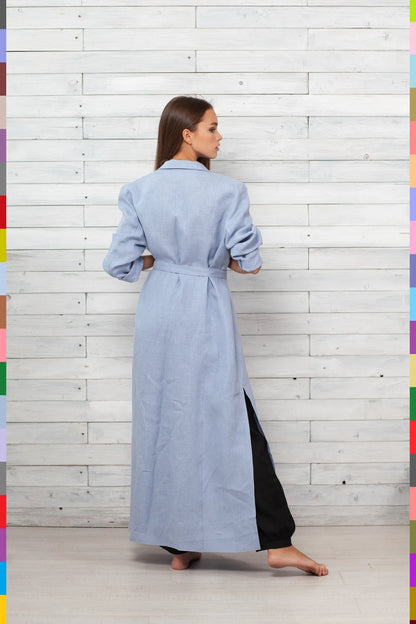 Linen women coat