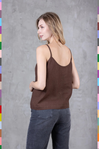 Linen women top