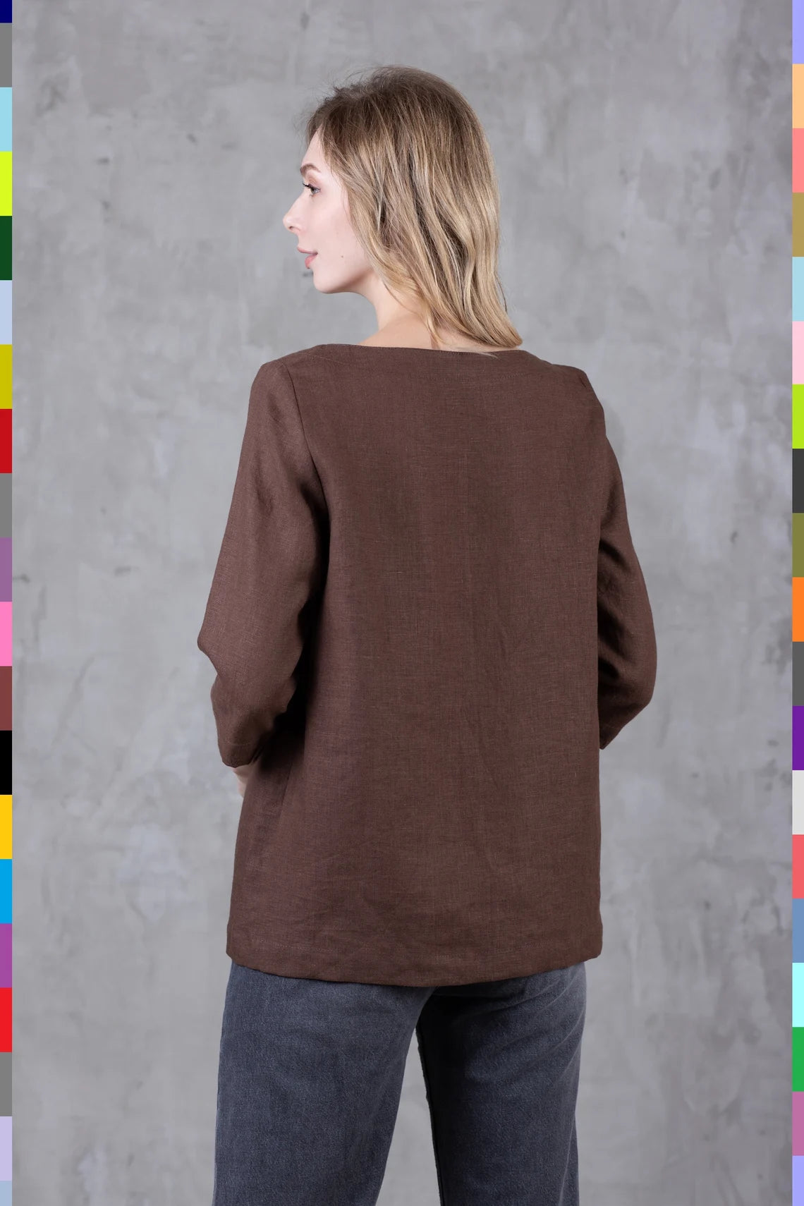 Linen women top