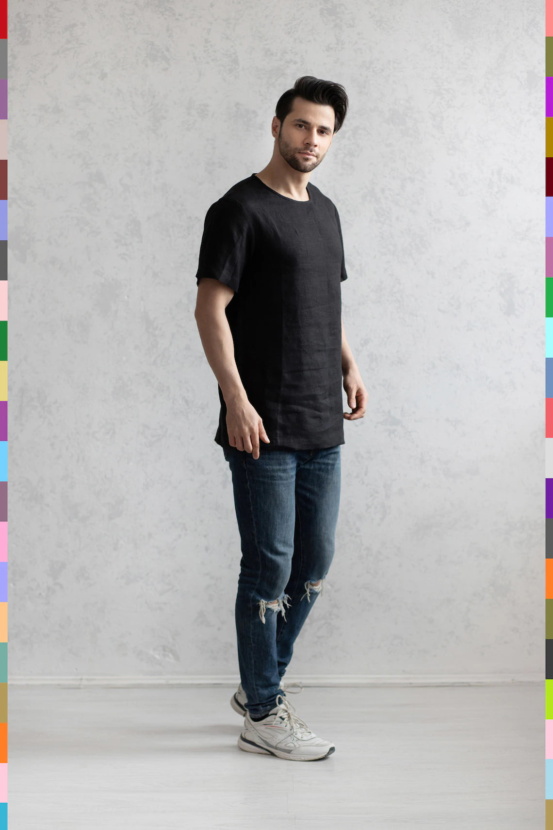 Linen men t-shirt