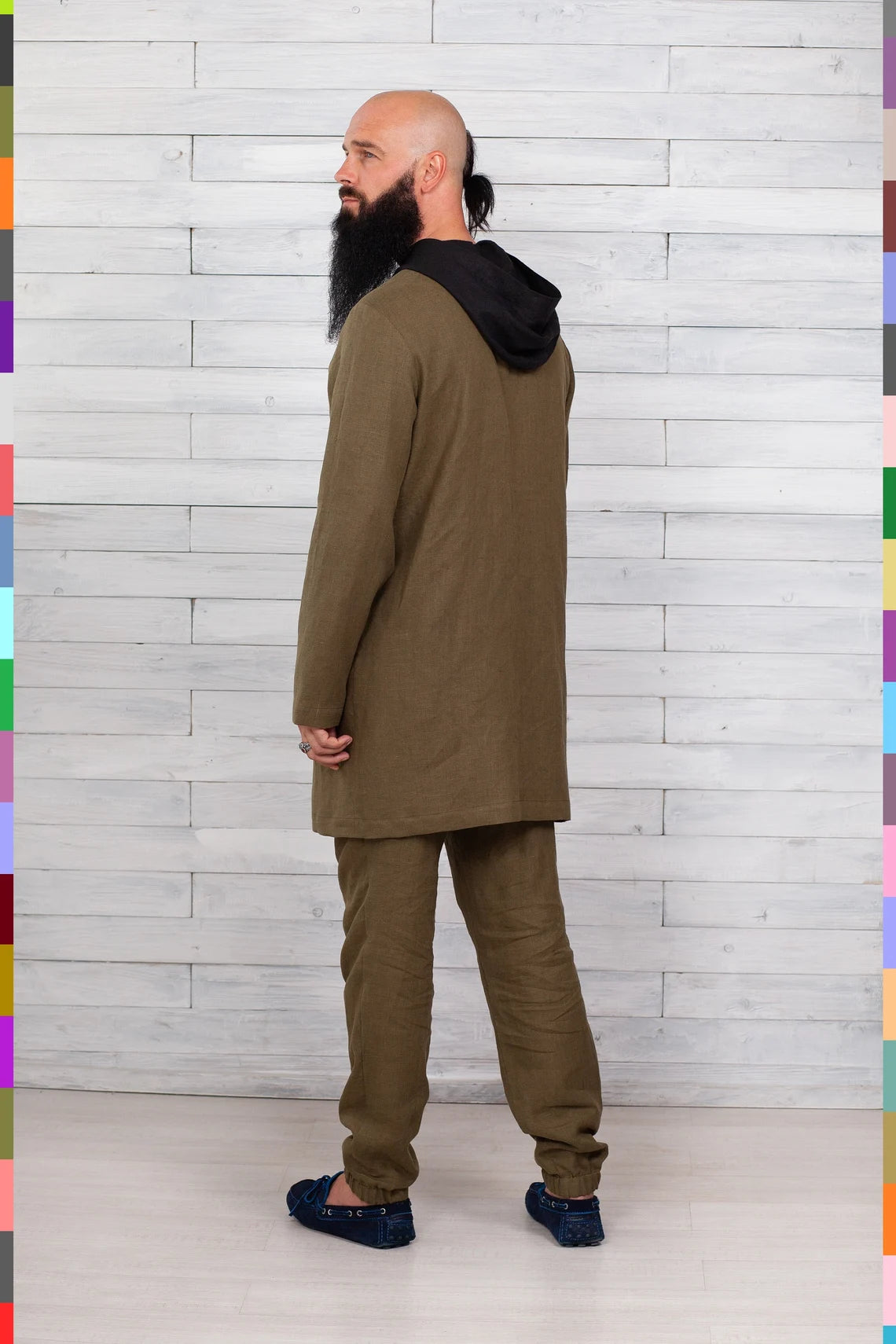 Linen men coat