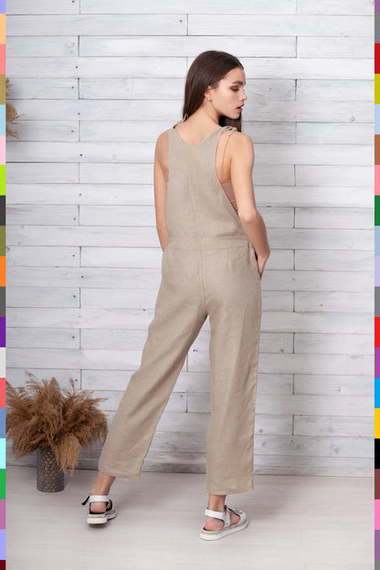 Linen women jumpsuit