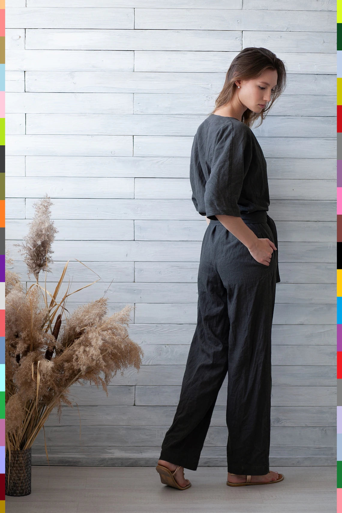 Linen women jumpsuit