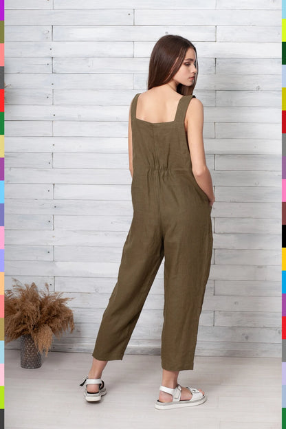 Linen women jumpsuit