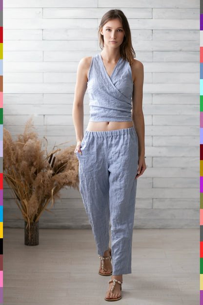 Linen women pants