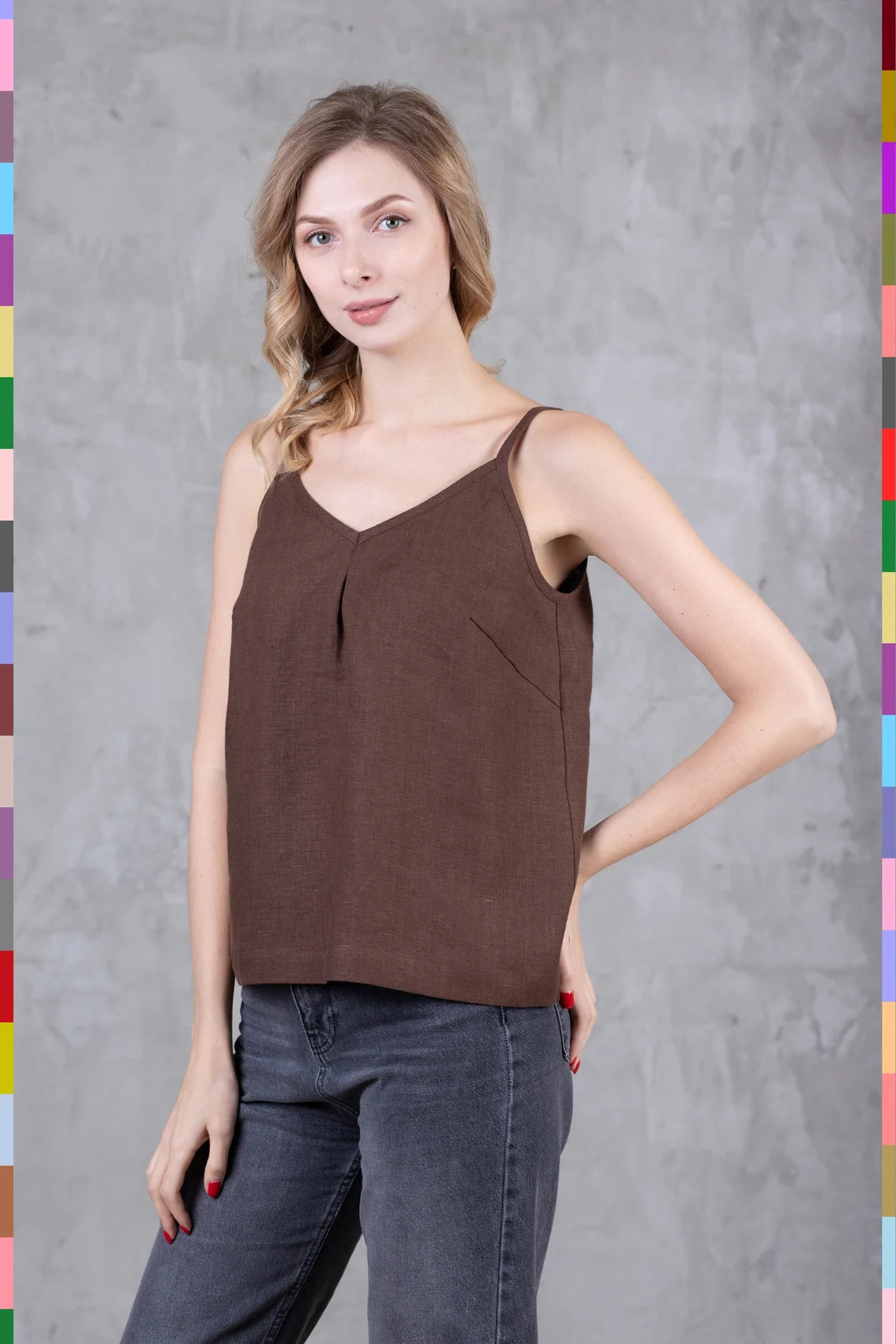 Linen women top