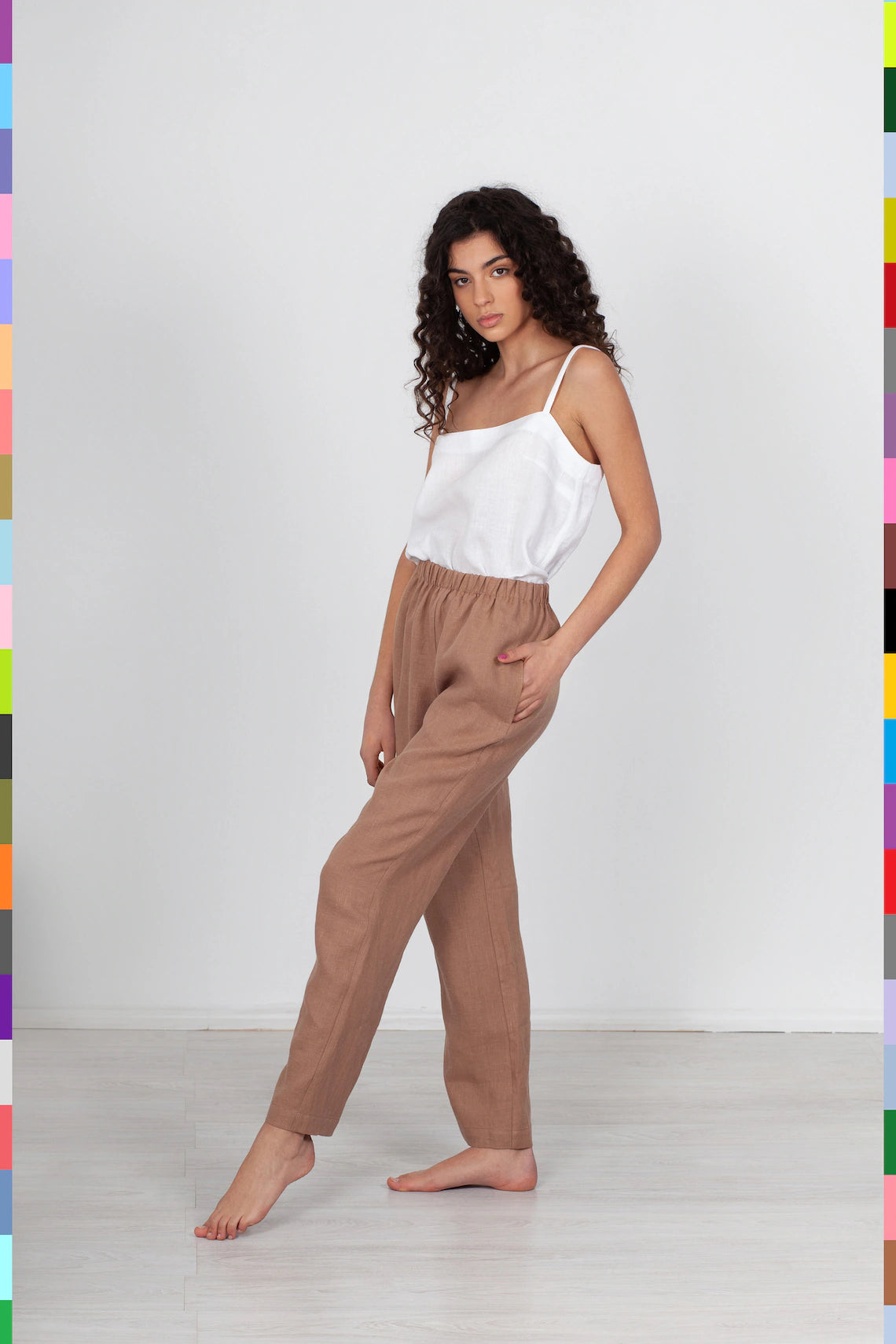 Linen women pants