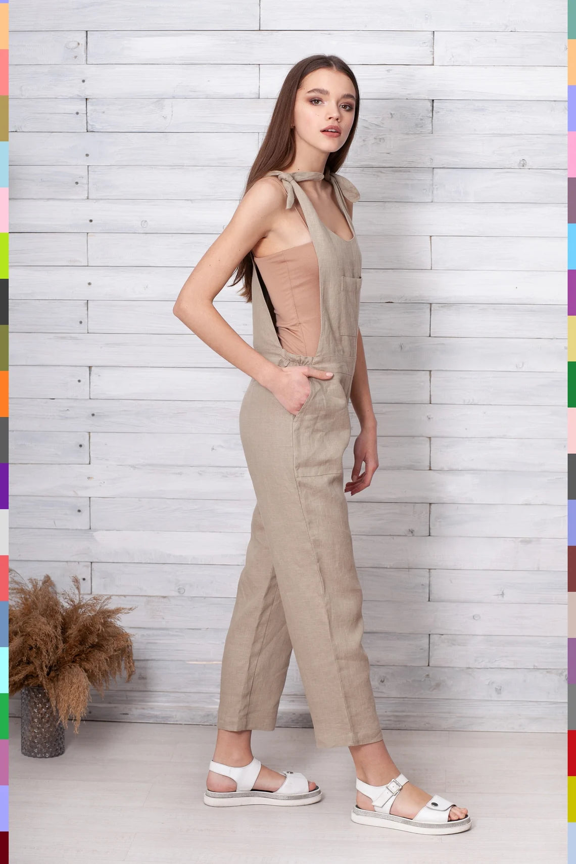 Linen women jumpsuit