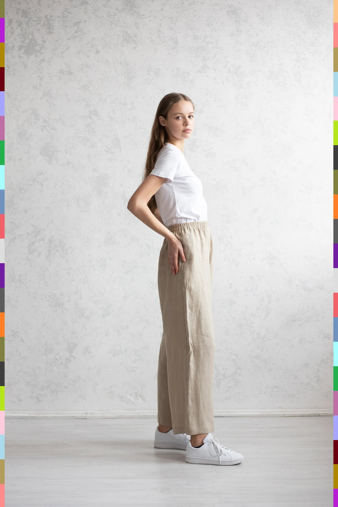 Linen women pants