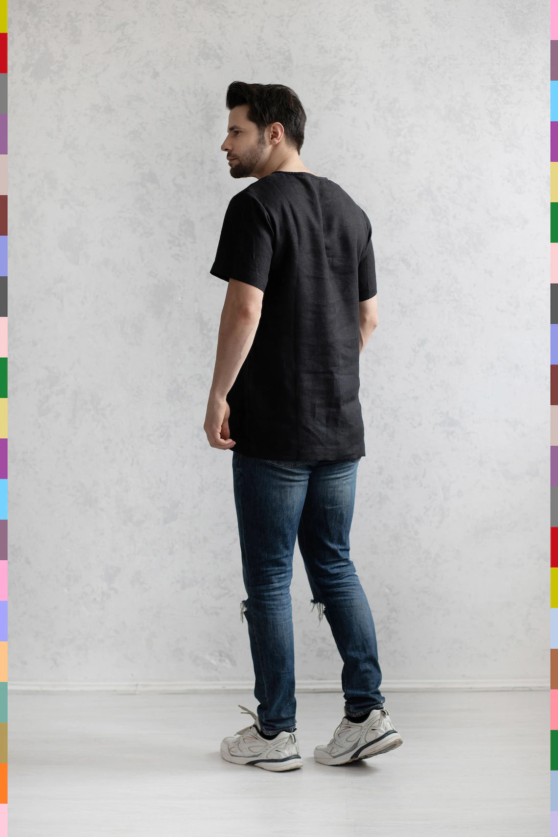 Linen men t-shirt