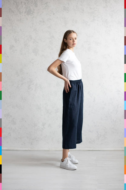 Linen women pants