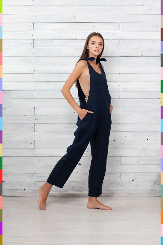 Linen women jumpsuit