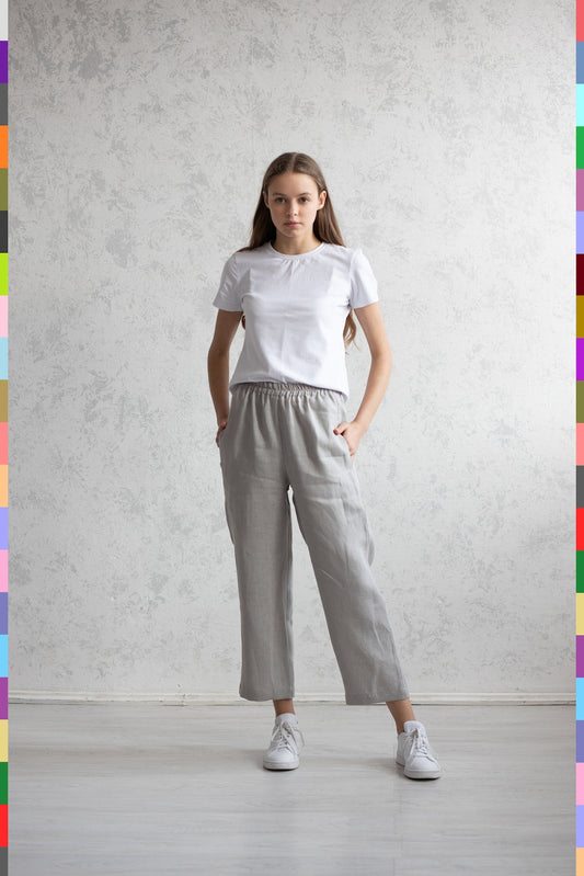 Linen women pants