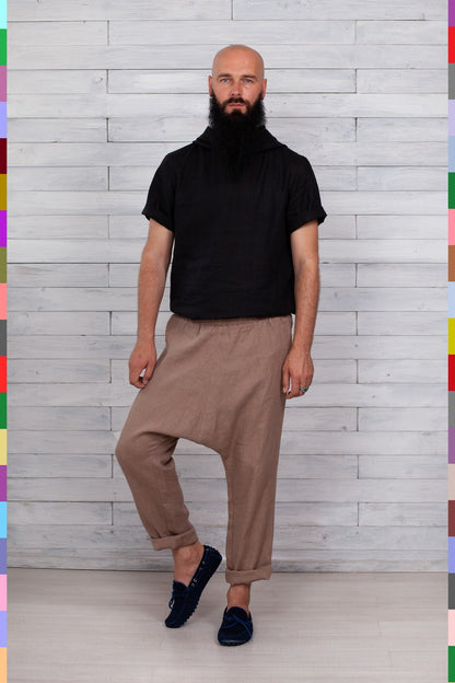 Linen men pants