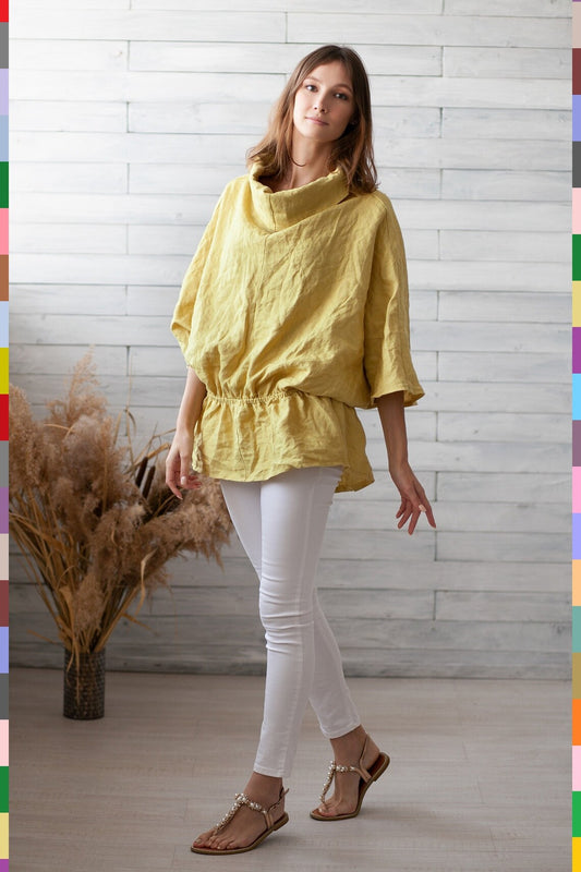 Linen women top