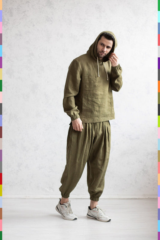 Linen men fitness set