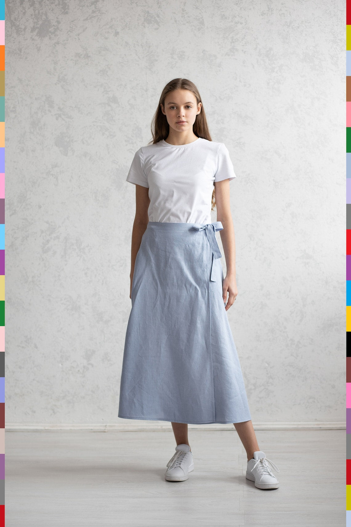 Linen women  skirt