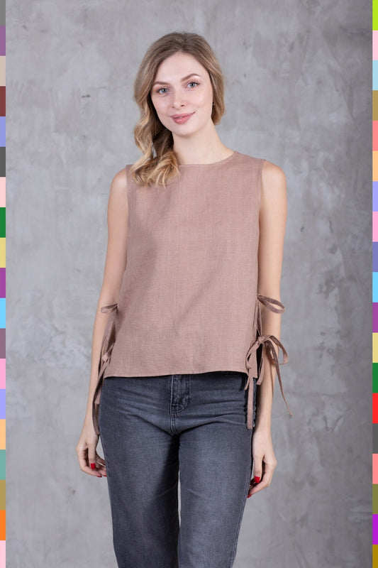 Linen women top