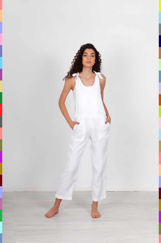 Linen women jumpsuit