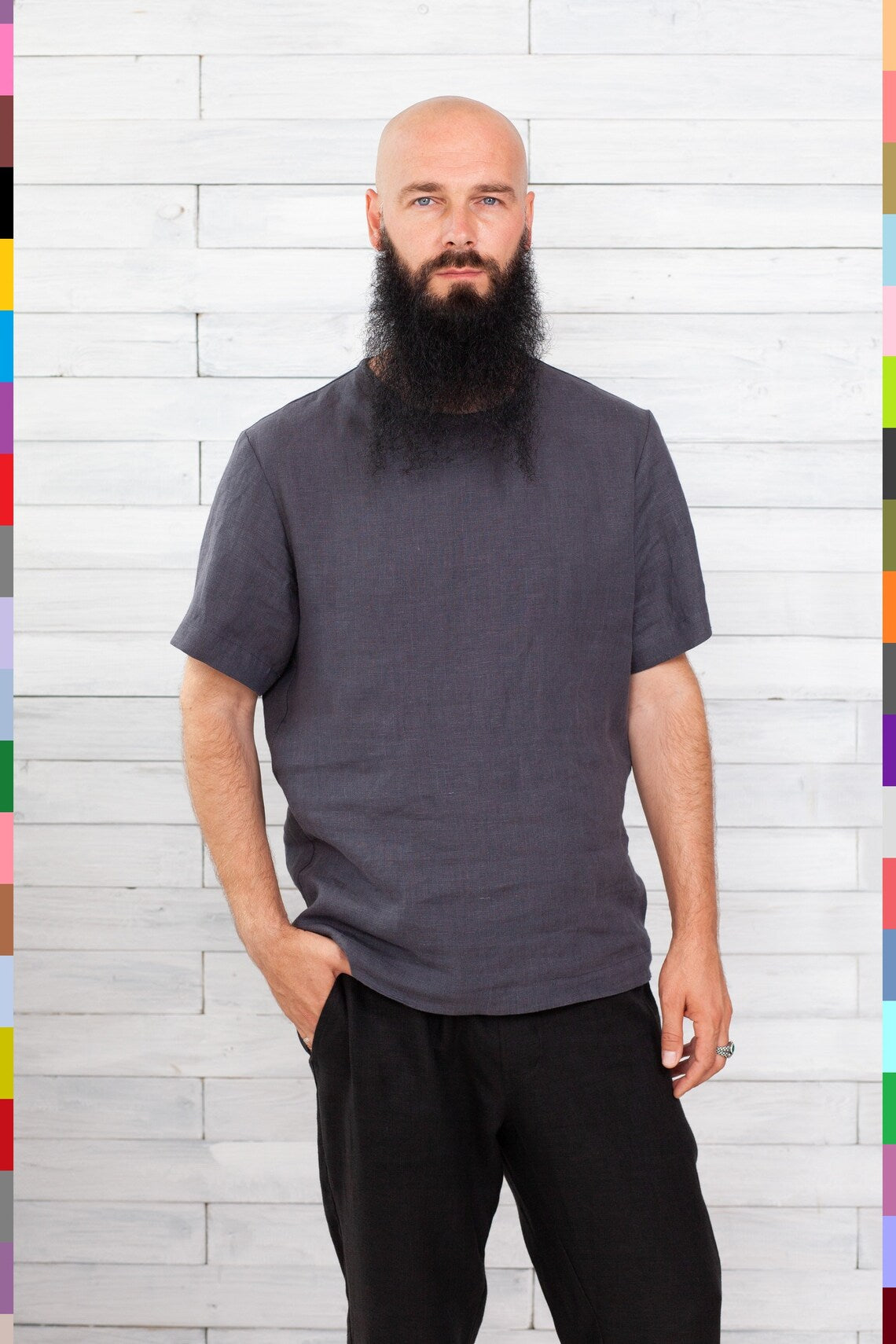 Linen men t-shirt