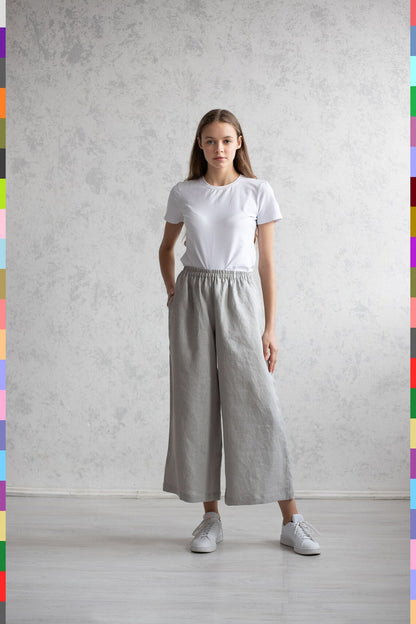 Linen women pants