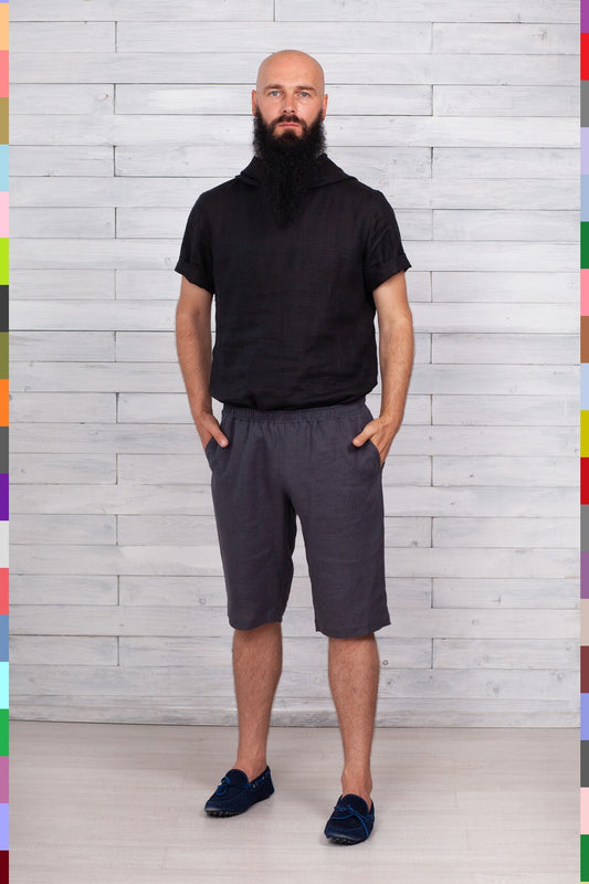 Linen men shorts