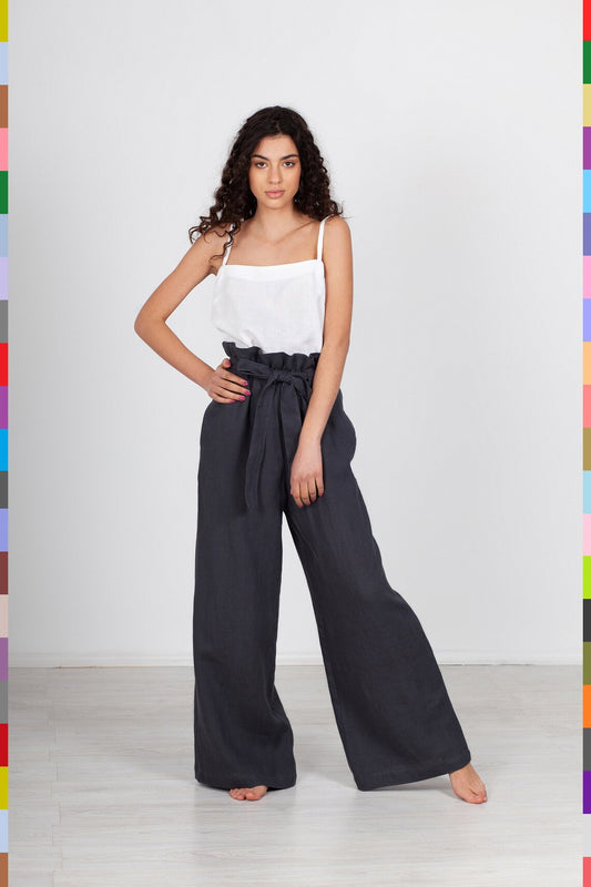 Linen women pants