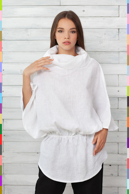 Linen women top