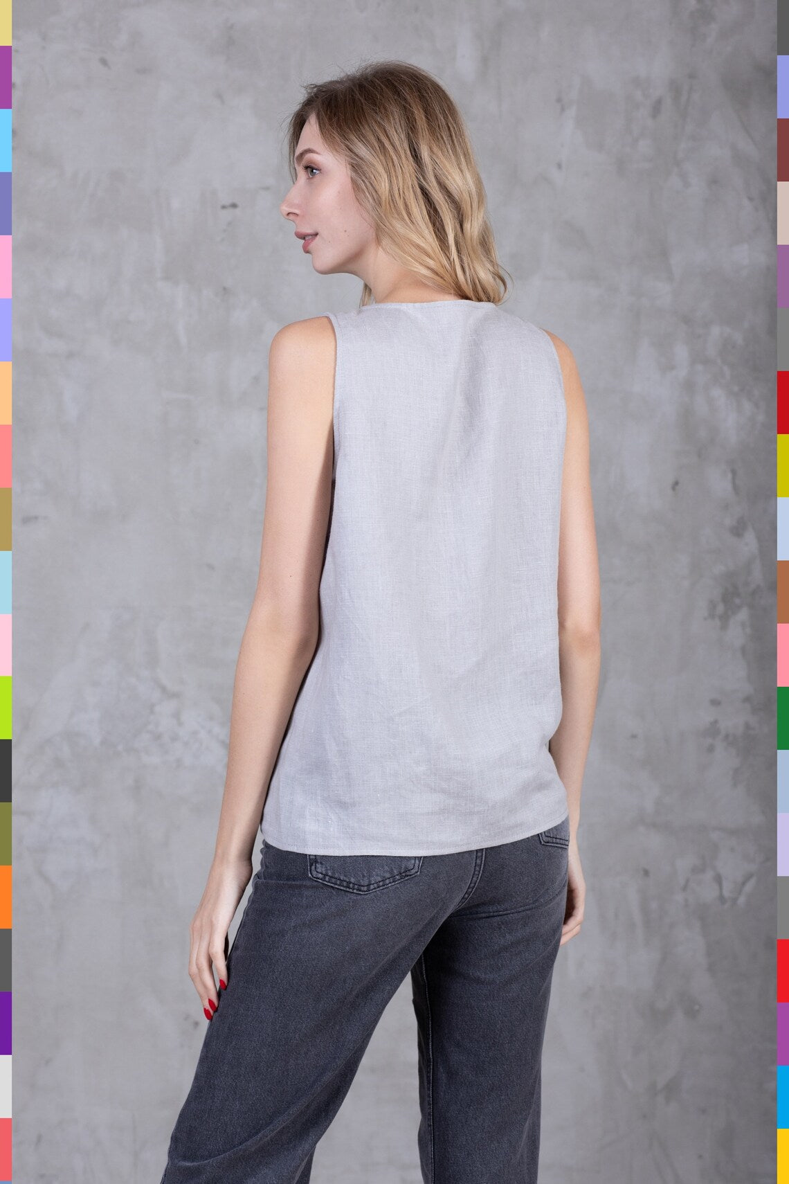 Linen women top