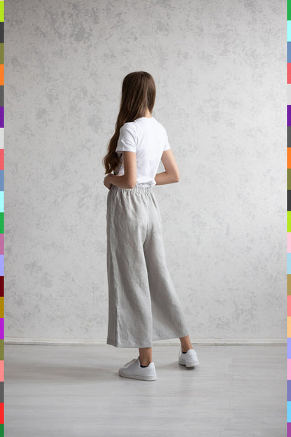 Linen women pants