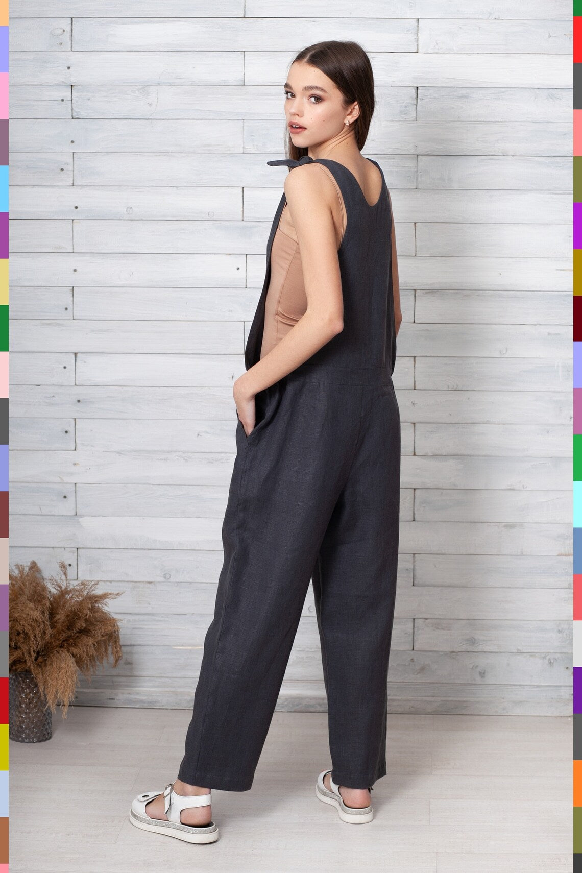 Linen women jumpsuit