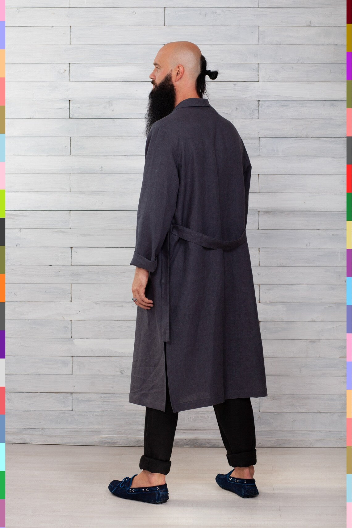 Linen men coat