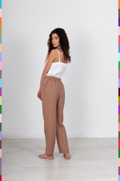 Linen women pants