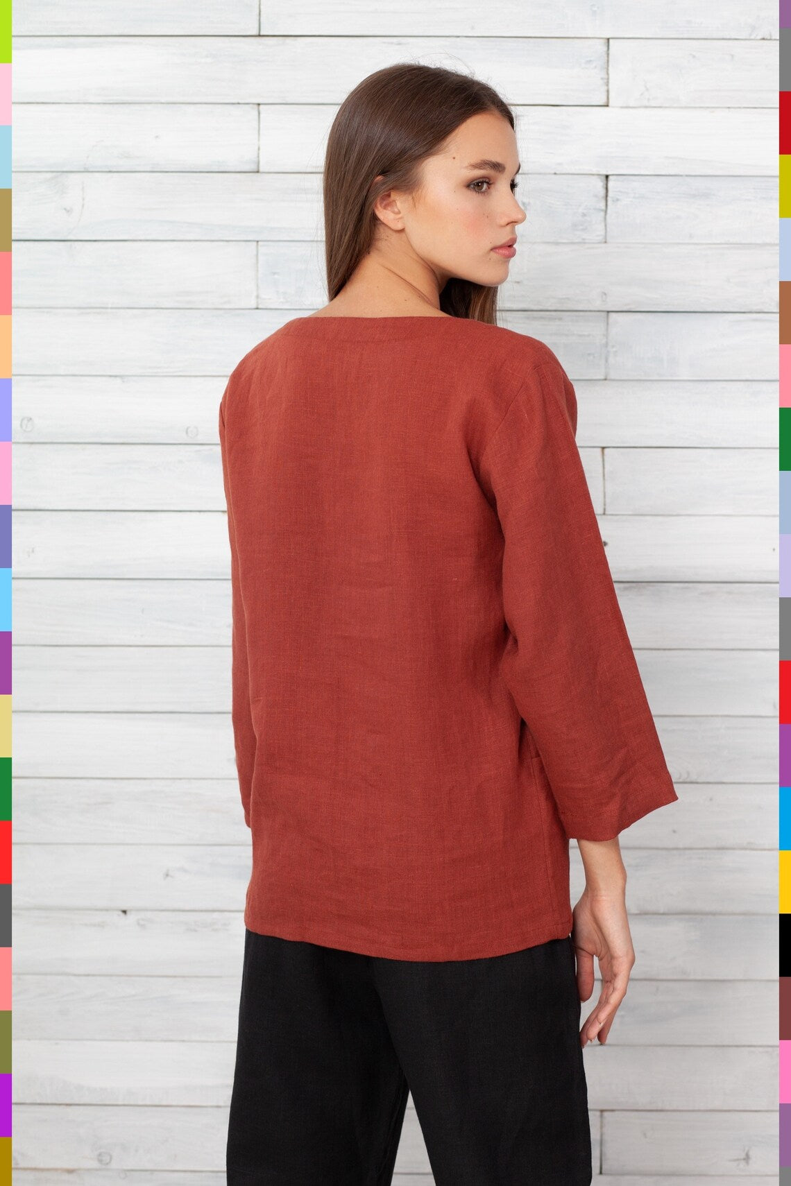 Linen women top