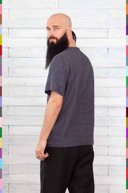 Linen men t-shirt