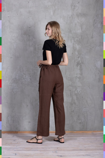 Linen women pants