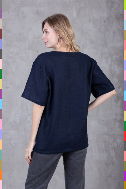 Linen women top