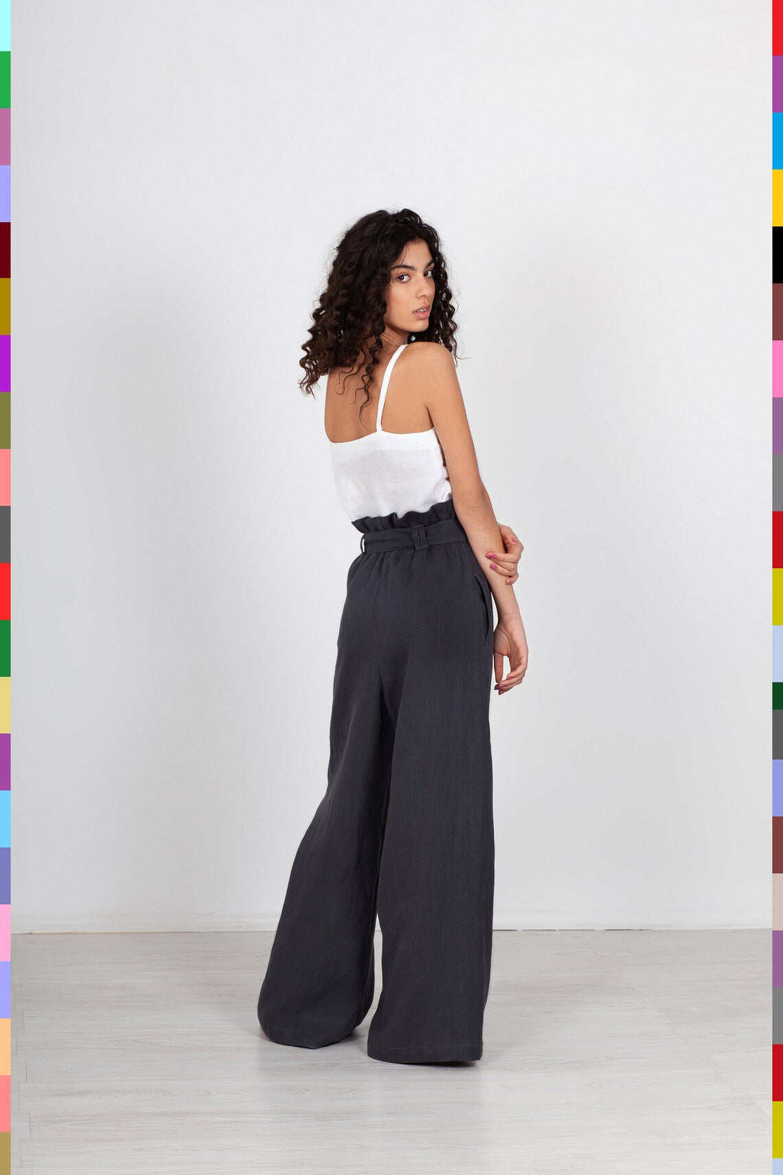 Linen women pants