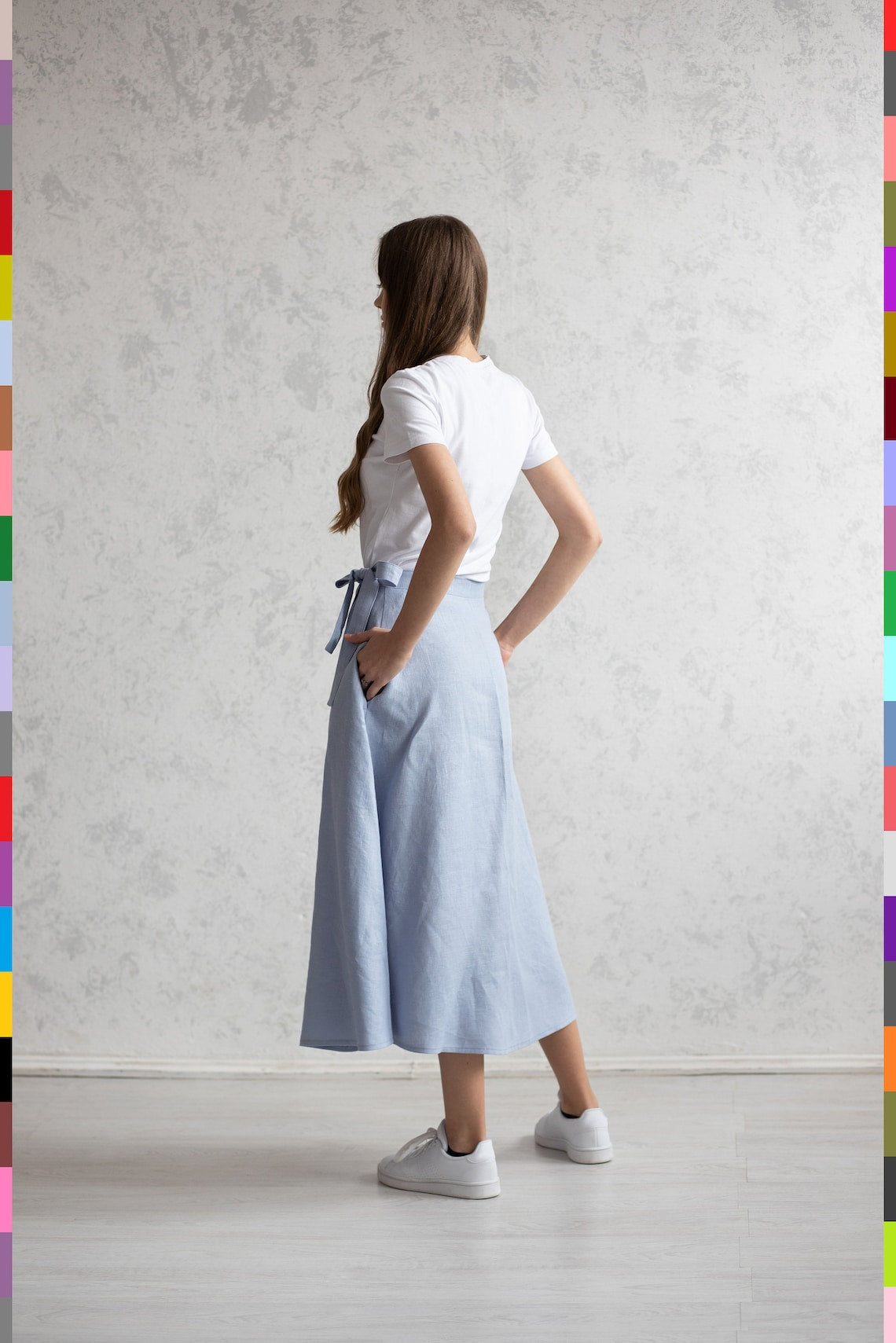 Linen women  skirt