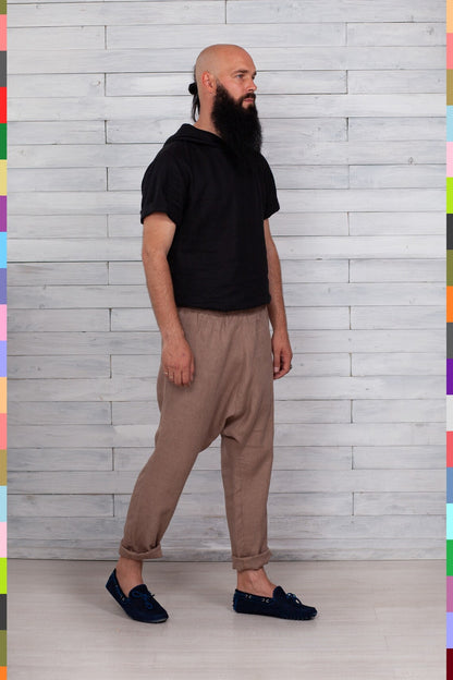 Linen men pants