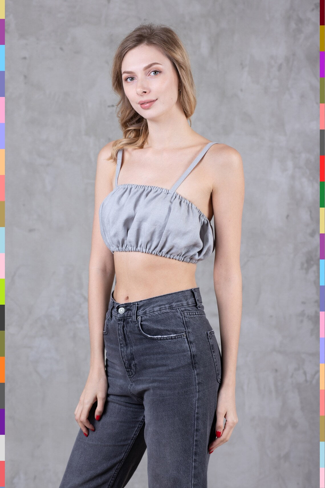 Linen women top