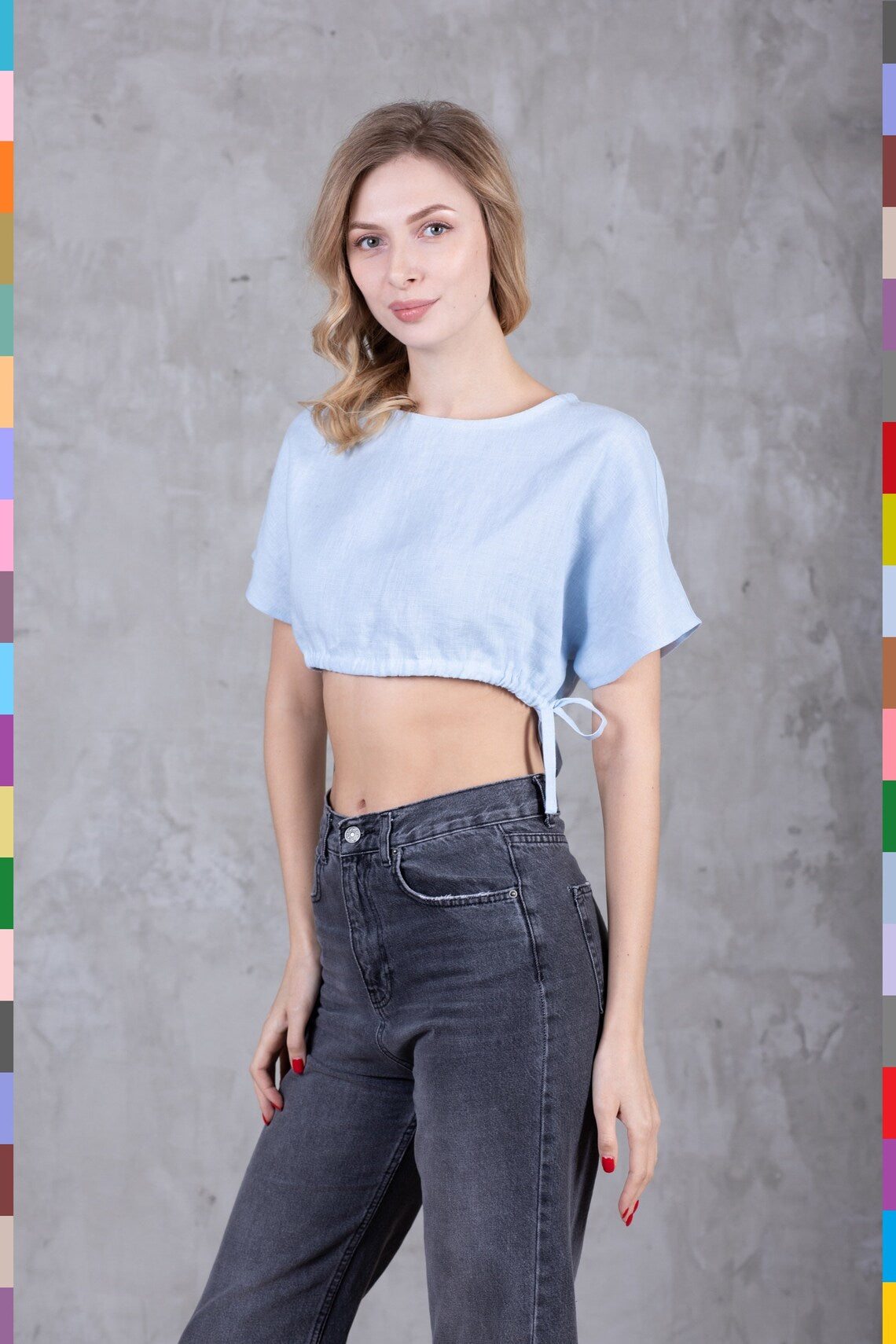 Linen women top