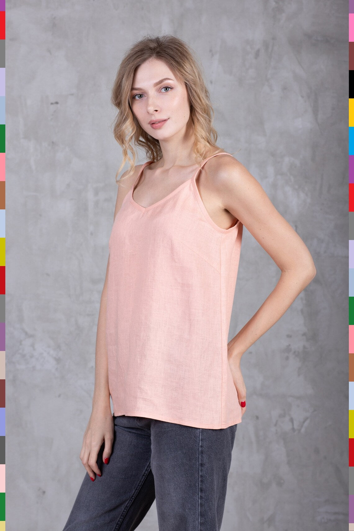 Linen women top