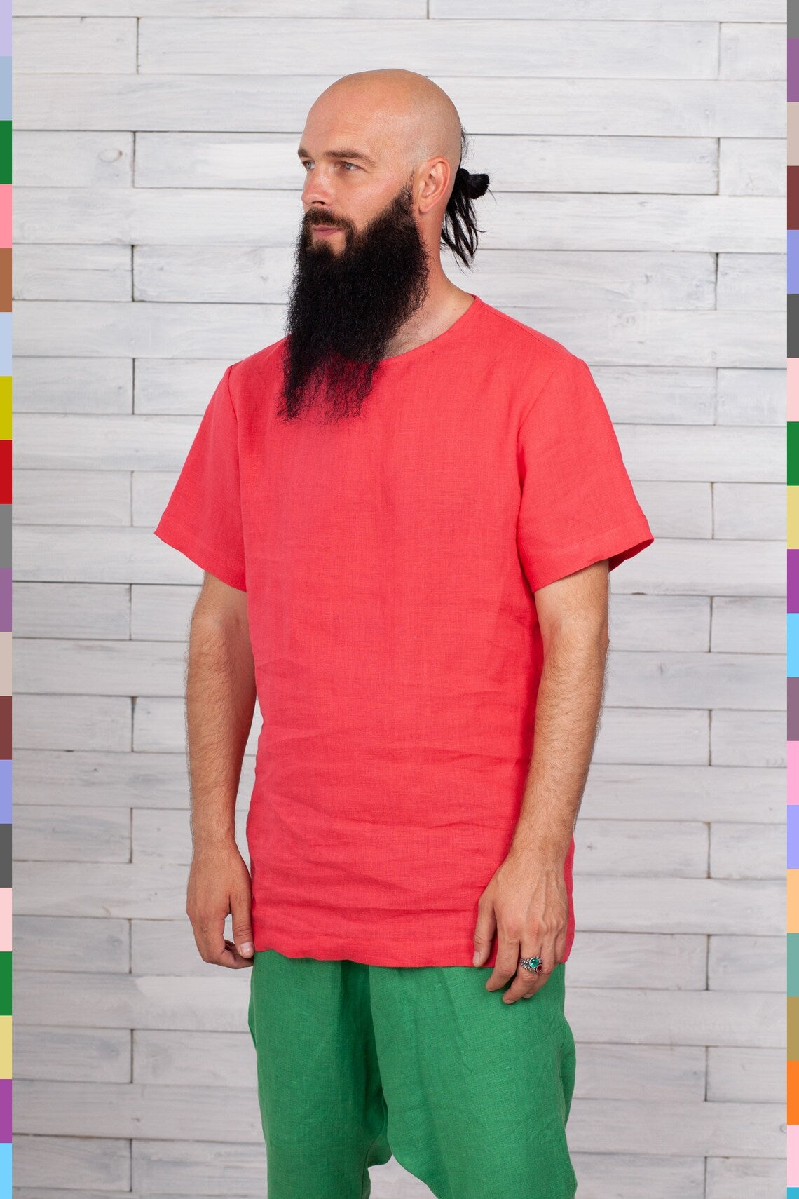 Linen men t-shirt