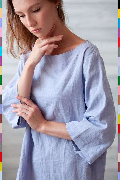 Linen women top