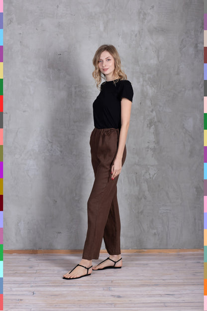 Linen women pants