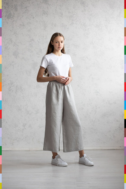 Linen women pants