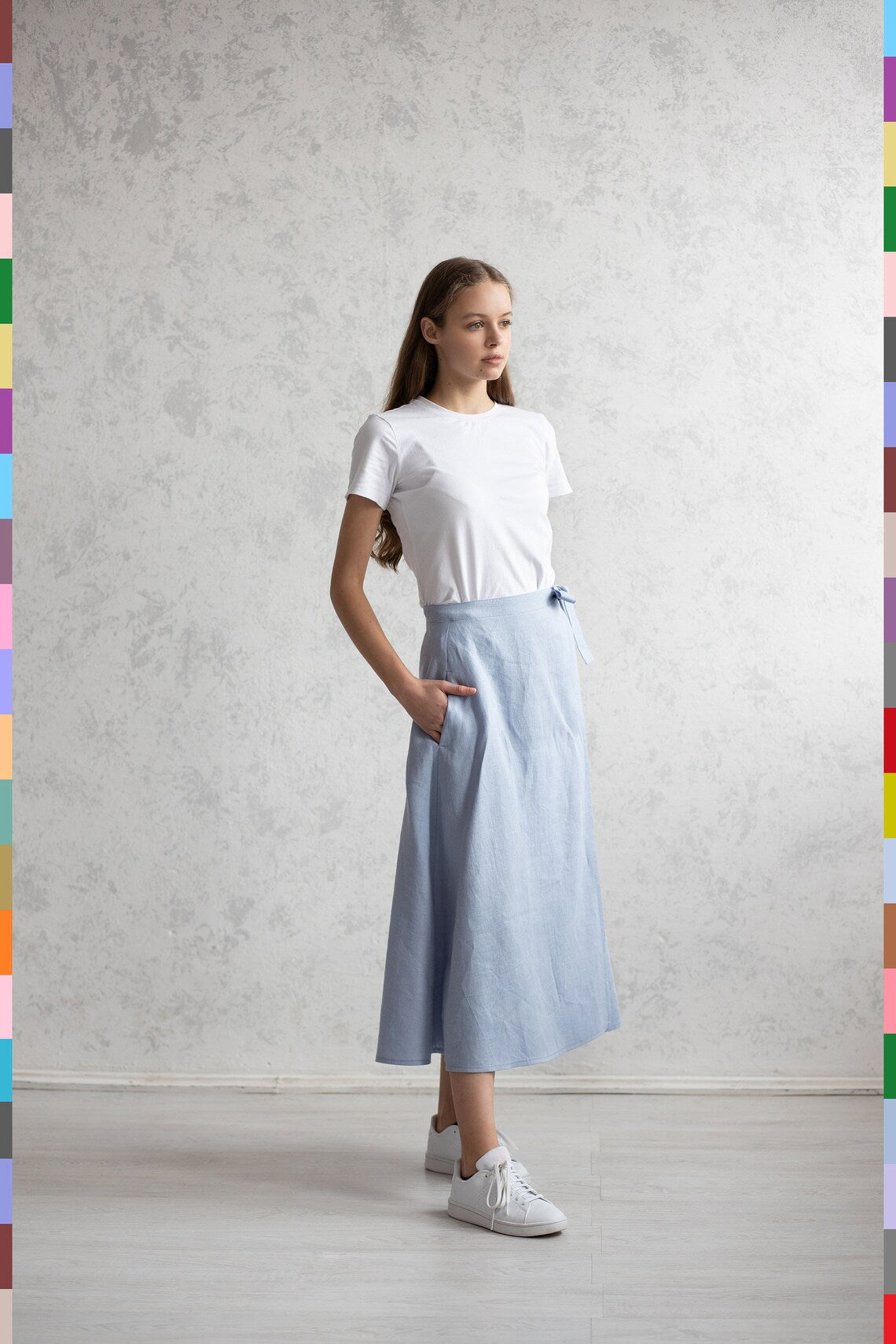 Linen women  skirt