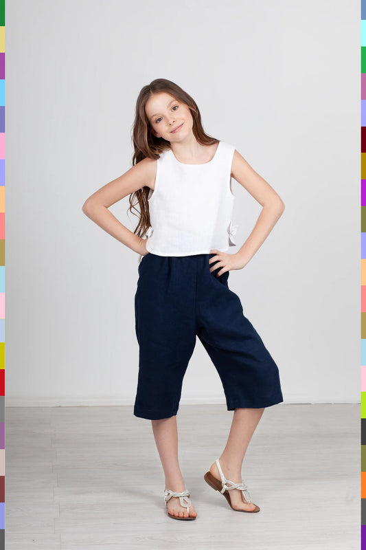 Linen kids top