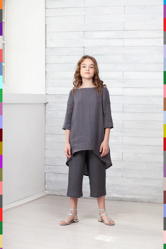 Linen kids top